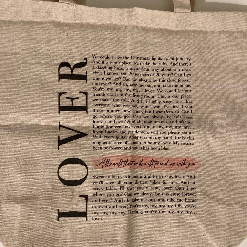 Swiftie LOVER Tote - Picture 3 of 3